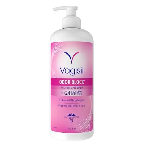 Vagisil Odor Block Feminine Wash with pump bottle