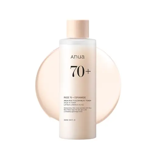 ANUA Rice 70 Glow Milky Toner bottle