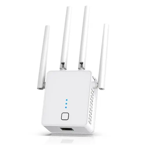nonser dual-band WiFi extender with four antennas for gaming