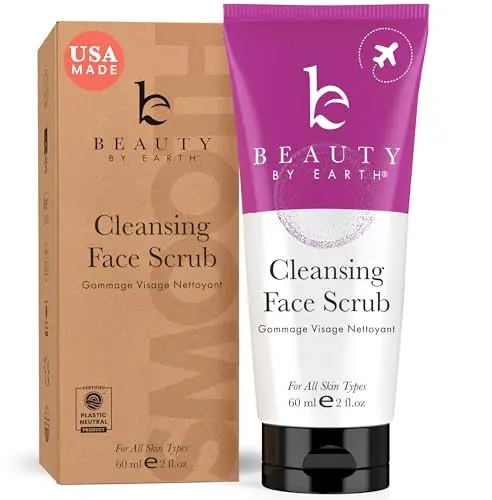 Beauty by Earth Facial Scrub Exfoliator tube