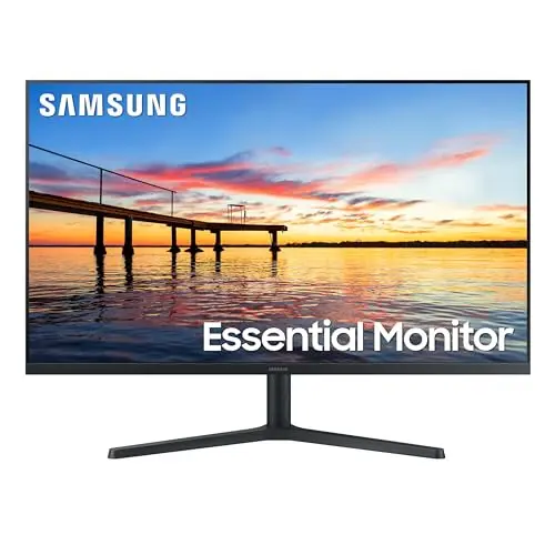Samsung 32-inch flat FHD monitor with borderless design