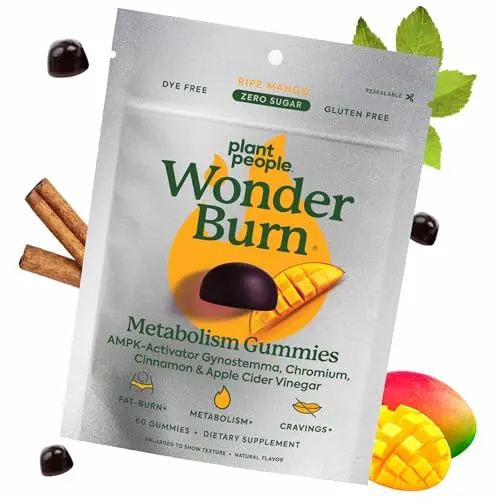 Plant People WonderBurn metabolism gummies bottle