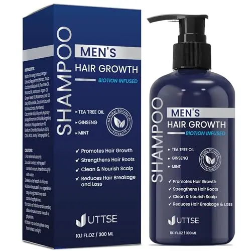 Uttse biotion hair growth shampoo bottle