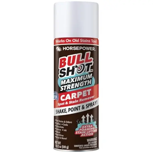 Bull Shot MAX strength carpet stain remover can
