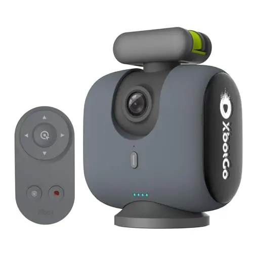 XbotGo Chameleon AI sports camera with smartphone mount for automated tracking