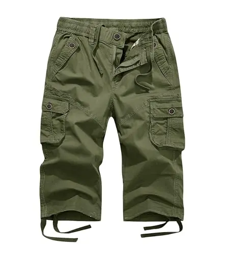 FOURSTEEDS women's cotton capri hiking shorts