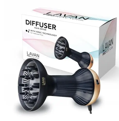 LAVANPRO Diffuser Hair Dryer for curly hair with wide bowl design