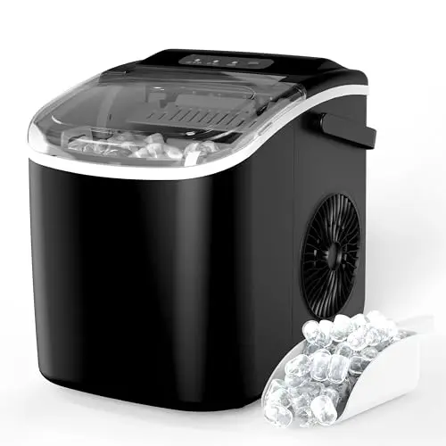 HealSmart compact ice maker for home bar use