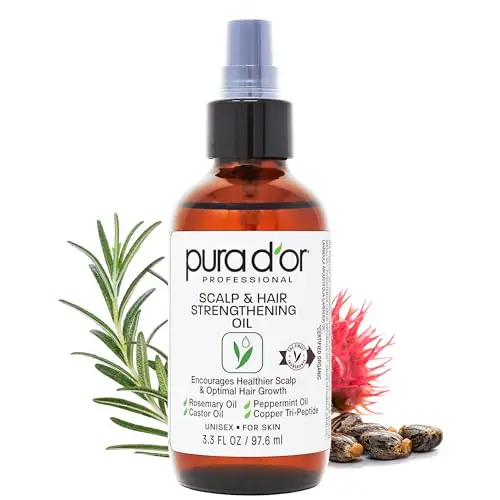 PURA D'OR Scalp and Hair Strengthening Oil bottle
