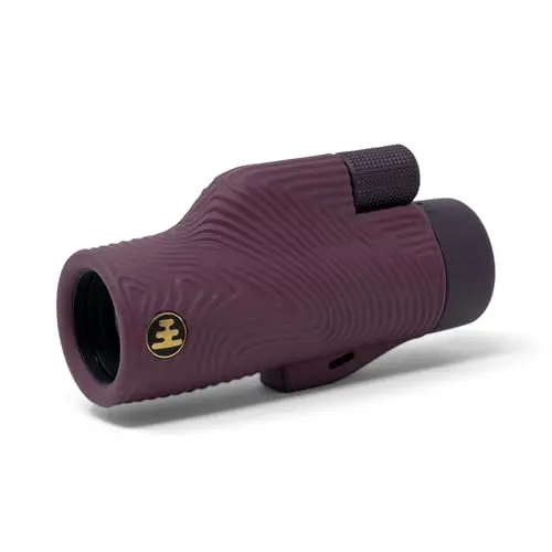 Nocs Provisions Field Tube 10x32 monocular showing compact design and ergonomic grip