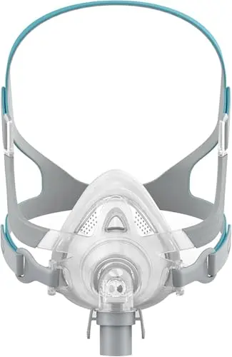 Medium size full face CPAP mask replacement set with frame and cushion