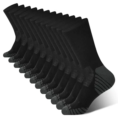 BAMBOO COOL crew socks made from bamboo with arch support and cushioning