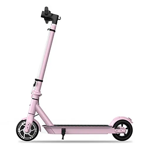 Hiboy electric scooter in Sakura Pink with RGB lighting