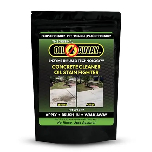 Oil Stain Fighter enzyme-based concrete cleaner container