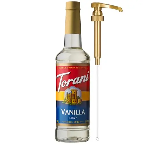 Torani Vanilla Syrup with included pump