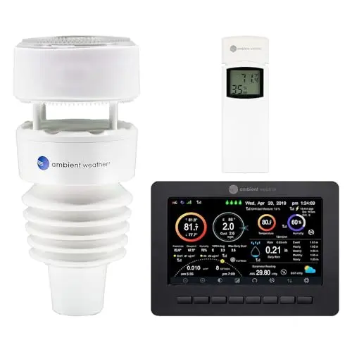 Ambient Weather WS-4000 ultrasonic weather station with color console