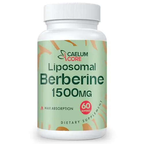 CAELUMCORE liposomal berberine HCL capsules bottle