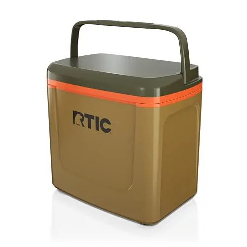 RTIC 8-quart personal cooler in trailblazer color with secure lid