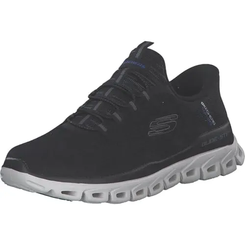 Skechers Glide-Step Noxus hands-free slip-in sneakers in black