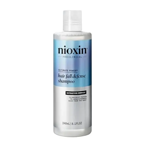 Nioxin Hair Fall Defense Shampoo with niacinamide and caffeine