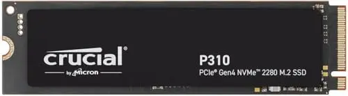 Crucial P310 500GB PCIe Gen4 NVMe SSD