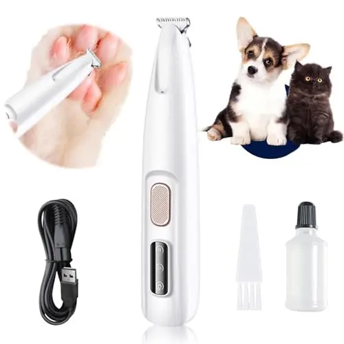 COMASUA dog paw trimmer with smart LED display