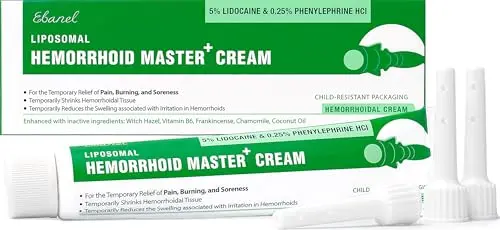 Ebanel 5% Lidocaine Hemorrhoid Treatment Cream product image