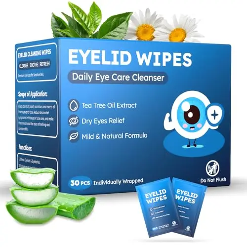 ProCIV Eyelid and Lash Wipes for itchy and dry eyes with blepharitis