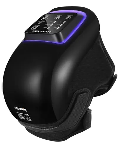 FORTHiQ Pro+ Knee Massager with dual-wavelength red light therapy