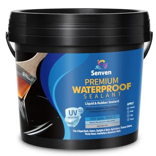 SENVEN waterproof sealant in black container