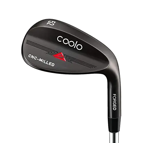 COOLO graphite golf wedge in black stain finish