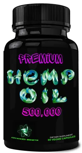 Advanced Bionetix True Hemp Oil capsules bottle
