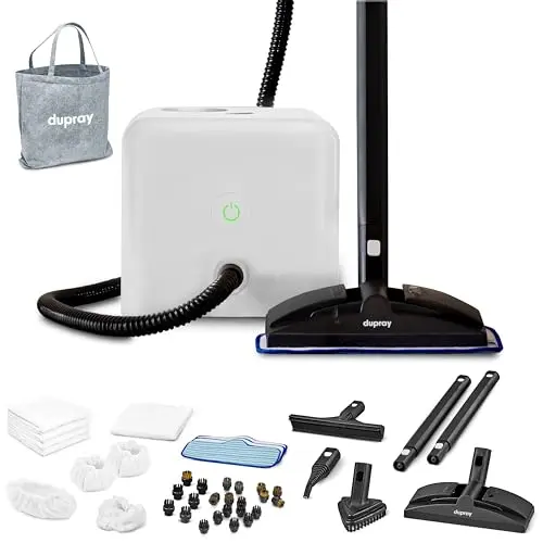 Dupray Neat Steam Cleaner with accessories for laminate and more