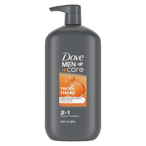Dove Men+Care 2-in-1 Shampoo and Conditioner Bottle