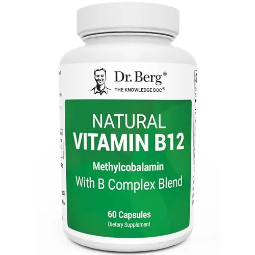 DR. BERG Natural Vitamin B12 with B Complex capsules