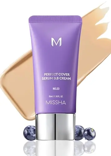 MISSHA M PERFECT COVER SERUM BB CREAM in natural beige shade