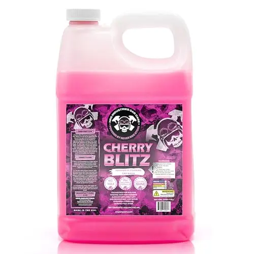 Never Ride Stock Cherry Blitz car wash soap gallon