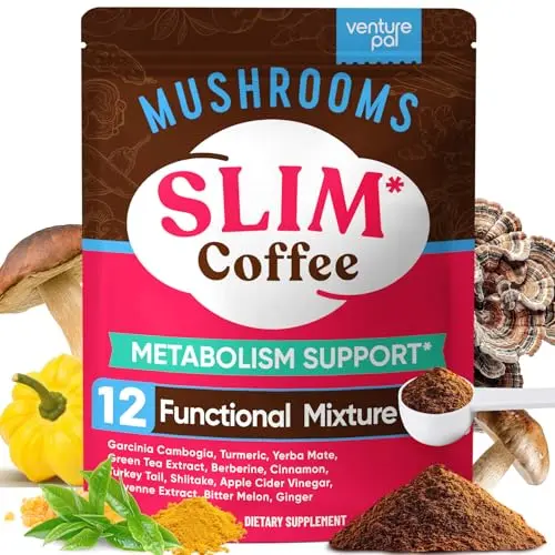 Venture Pal Slim Mushroom Coffee package with weight loss focus