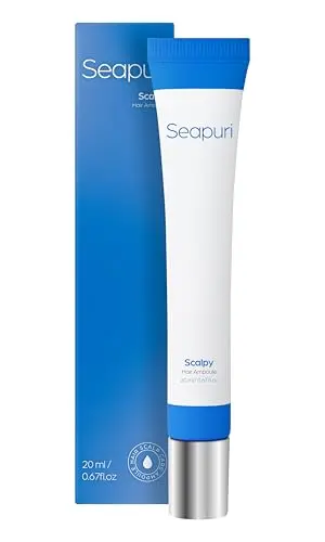 Seapuri Scalpy Hair Growth Serum bottle with roller applicator