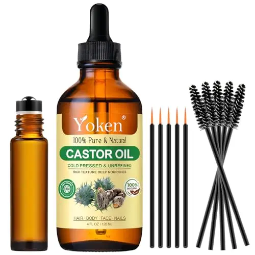Yoken EWG Verified Castor Oil with lash kit