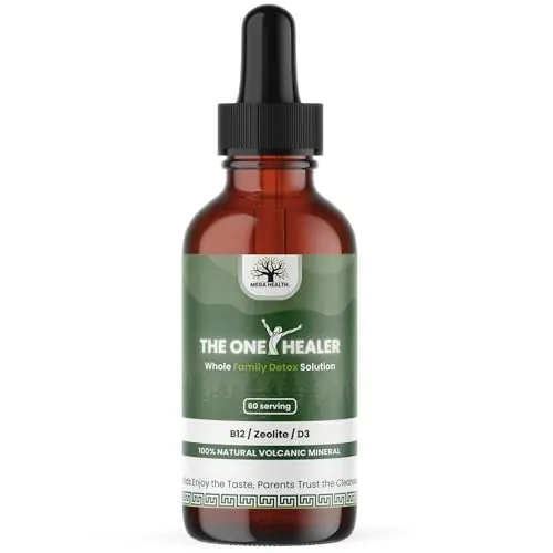 The One Healer zeolite drops with strawberry flavor