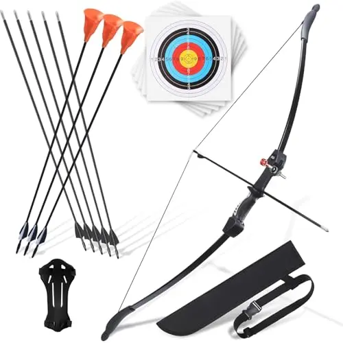 CrazyMouse teen recurve bow with suction cup arrows