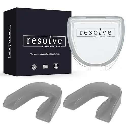 CUSTMBITE Resolve night guard in silver color