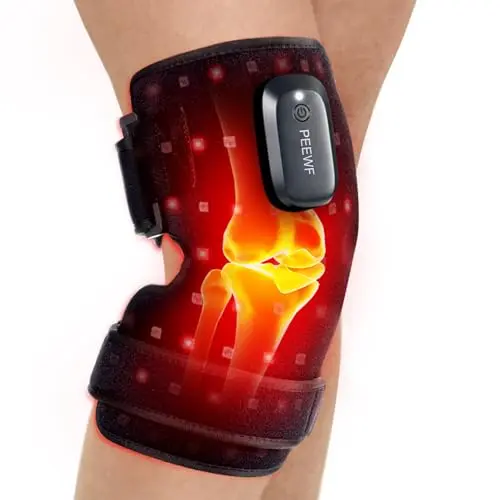 PEEWF wireless red light therapy knee pad
