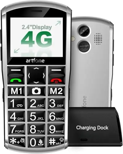 artfone A400 4G big button cell phone for seniors with SOS feature