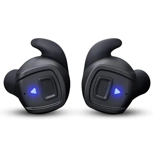 GLORYFIRE electronic hearing protection earbuds with Bluetooth connectivity