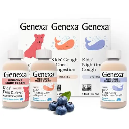 Genexa Kids' Clean Cough, Pain & Fever medicine value pack