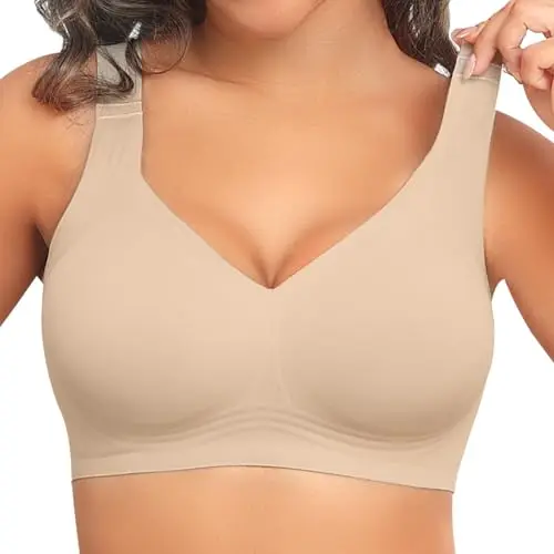 PoseFree Wireless Full Coverage Bra in nude