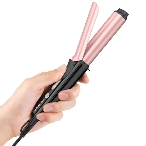 zavarea 1 inch mini curling iron for short hair with compact design