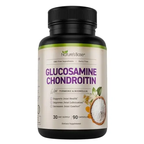 Nature's Base glucosamine chondroitin joint supplement capsules